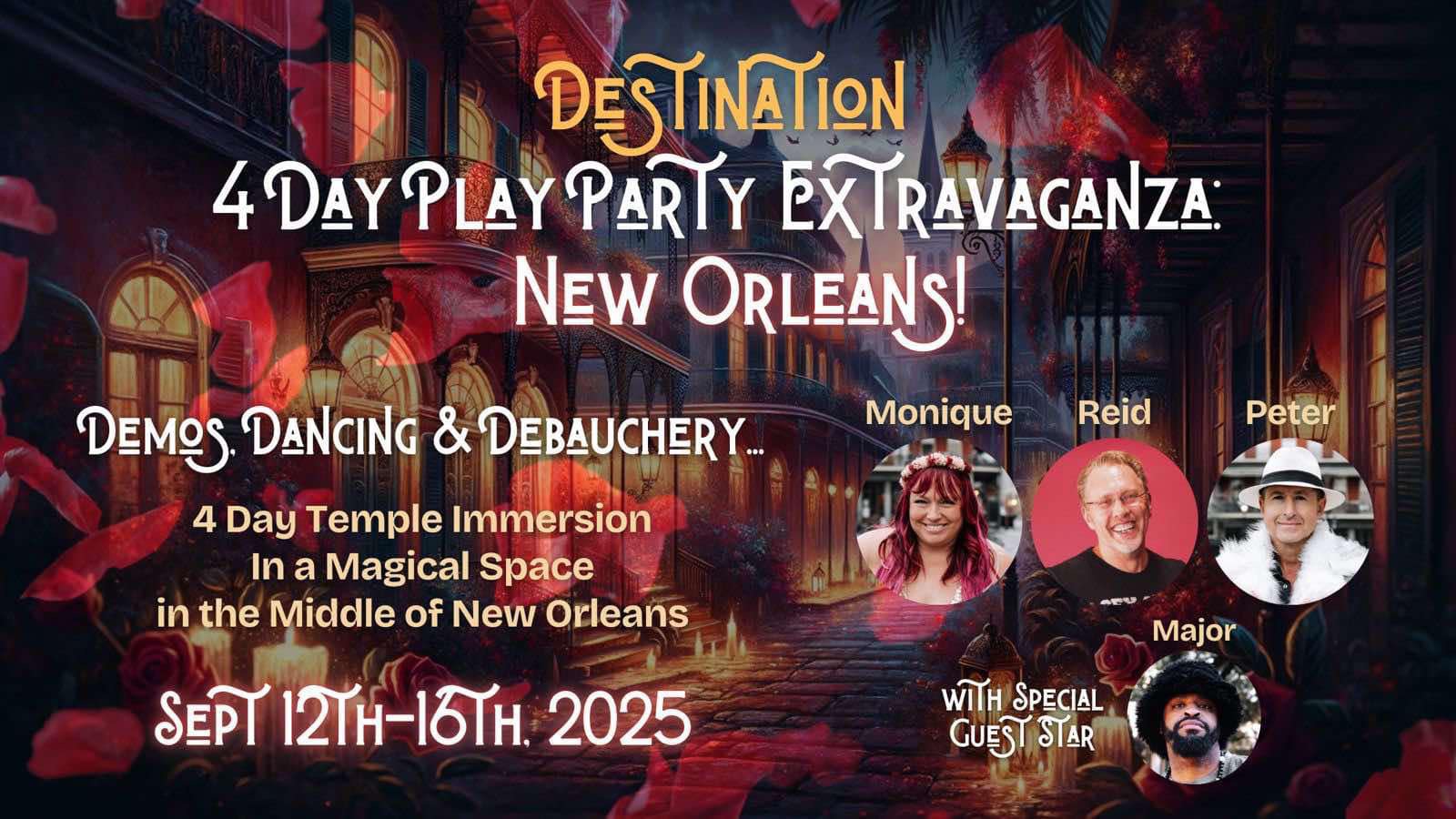 Destination 4-Day Play Party Extravaganza